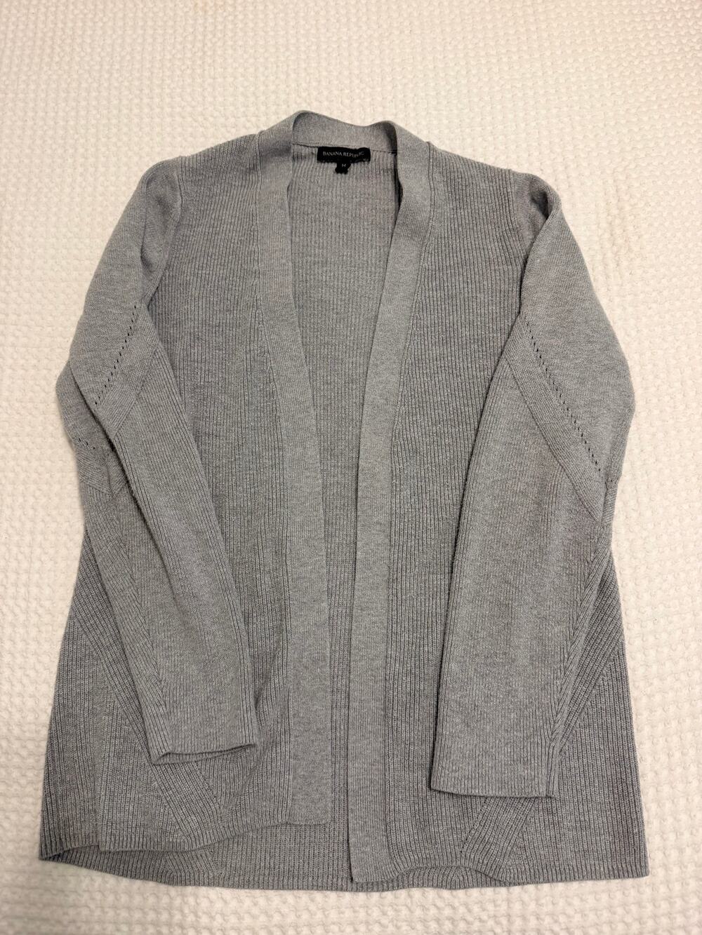 Banana Republic open-front ribbed cardigan sweater - Medium